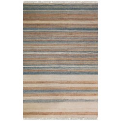 Asos As 04 Blue Mavi Jüt Görünümlü İnce Kilim