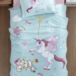 Pamuk Pike Tek Kişilik 160x240cm Pegasus Mint yeşili