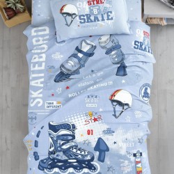 Pamuk Pike Tek Kişilik 160x240cm Skyland Mavi