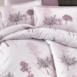 Pamuk Saten Nevresim Takımı Çift Kişilik Armada V2 Pembe