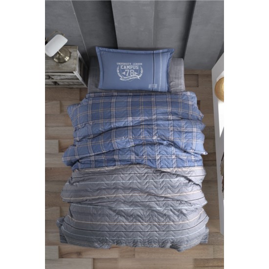 Ranforce %100 Pamuk Tek Kişilik Dört Mevsim Set