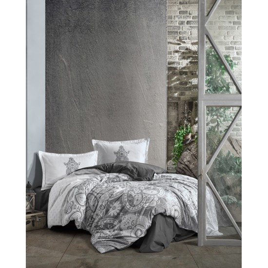 Ranforce Nevresim Takımı Çift Kişilik Azka V1 Antrasit