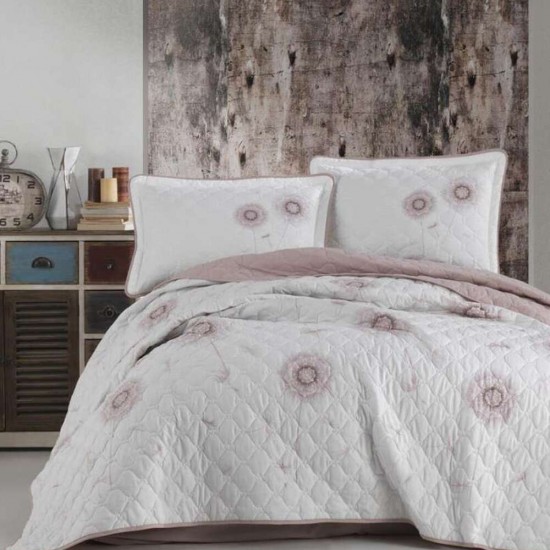 Ranforce Yatak Örtüsü Tek Kişilik Hüma V1 Kahve