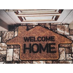 Dijital Baskı kapı önü paspası 40x60cm -welcome home